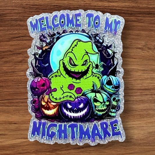 Welcome To My Nightmare Acrylic Flatback