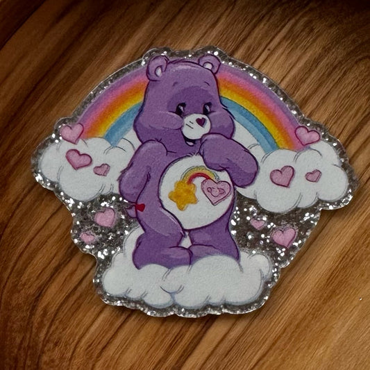 Purple Bear Flatback