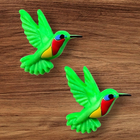 3-D Hummingbird Focal (Green)