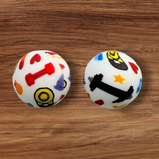 15mm Workout Silicone Bead