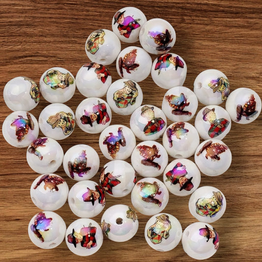 16mm Nightmare Acrylic Bead