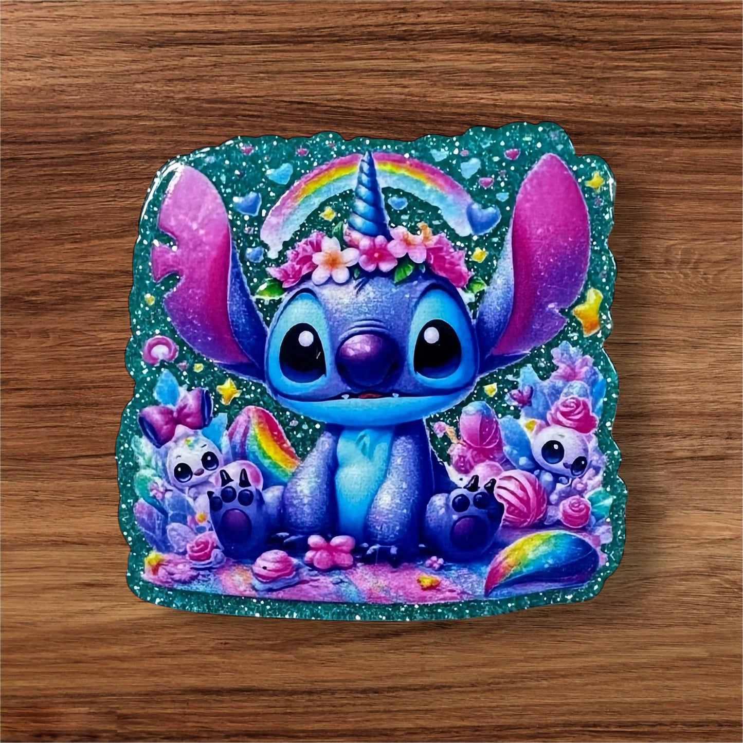 Alien Unicorn Acrylic Flatback