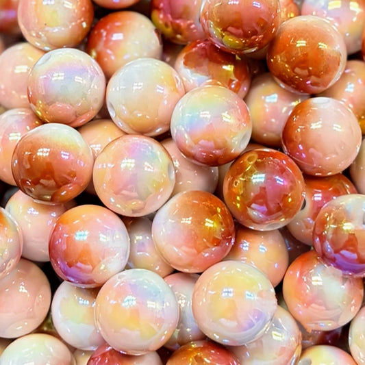 16mm S’mores Acrylic Beads