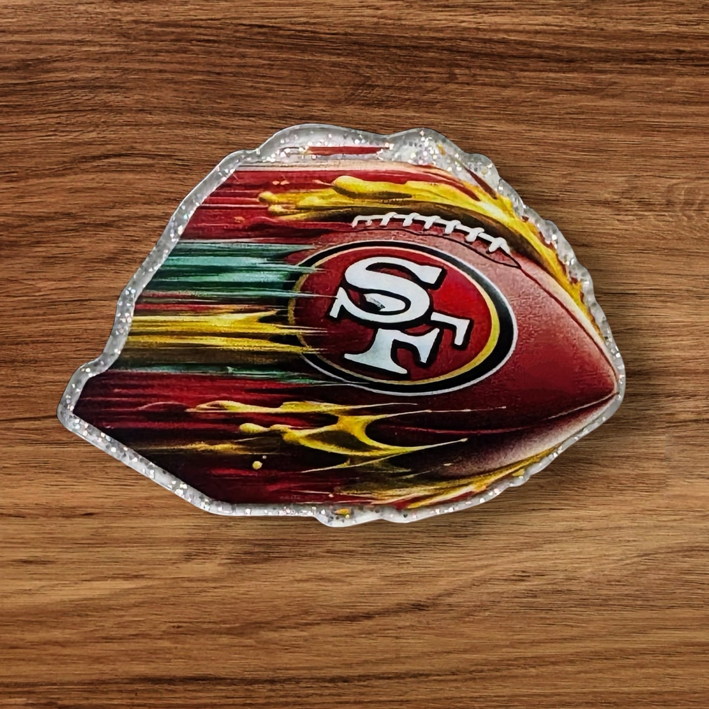 Football Acrylic Flatback