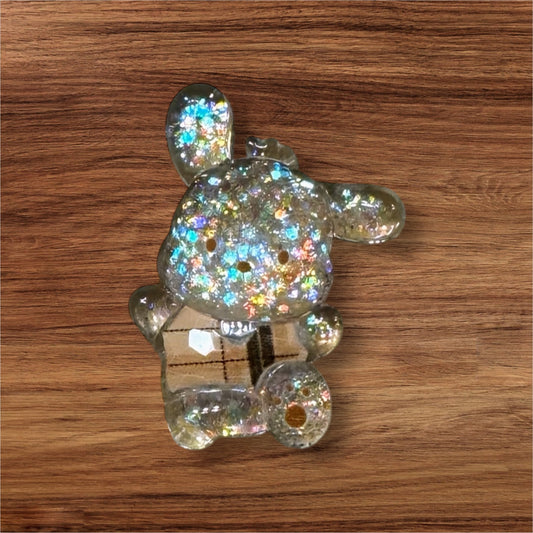 3-D Anime Glitter Acrylic Flatback