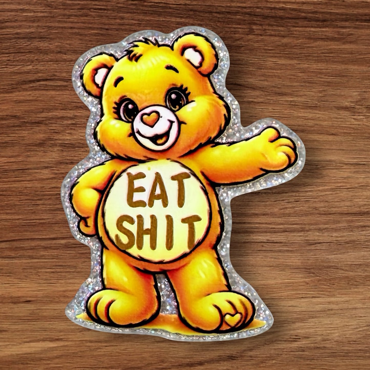 Swear Bear Acrylic Flatback