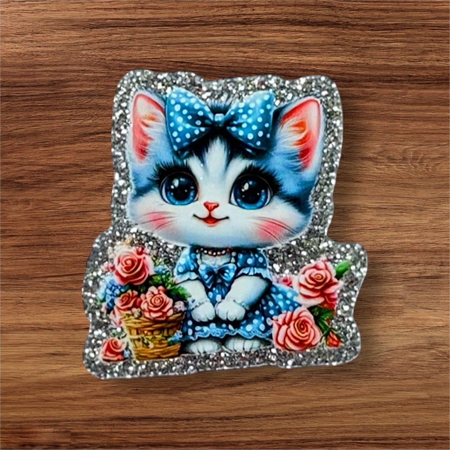 Cute Kitty Acrylic Flatback