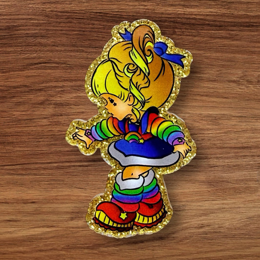 Rainbow Girl Acrylic Flatback