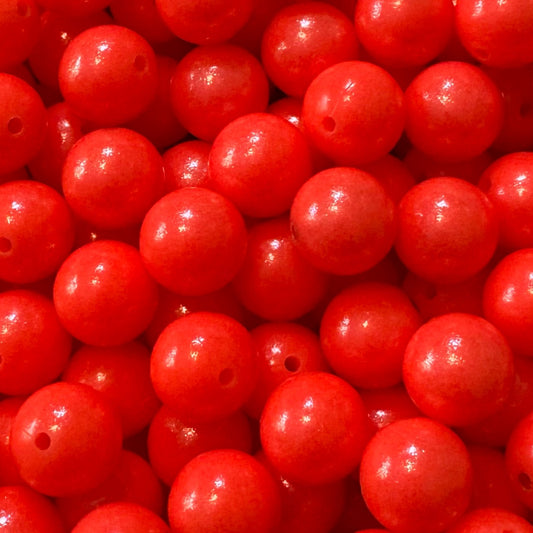 15mm Chameleon Pink Silicone Bead