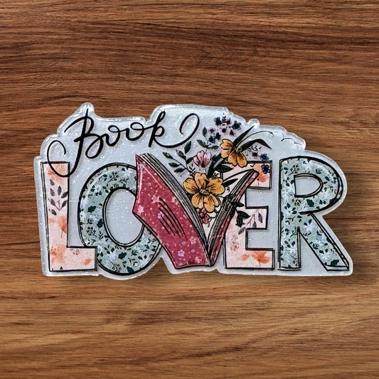 Book Lover Acrylic Flatback