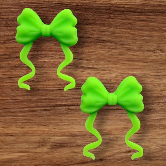 Long Tail Bow Focal (Lime Green)