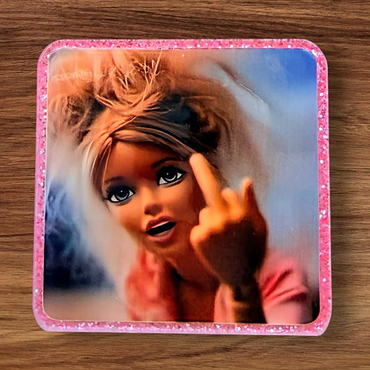 Cringe Barbie Acrylic Flatback