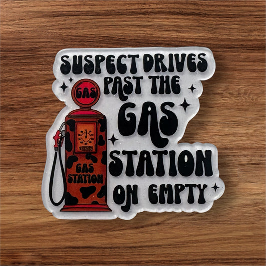 Suspect Drives Past The Gas Station On Empty (Custom)