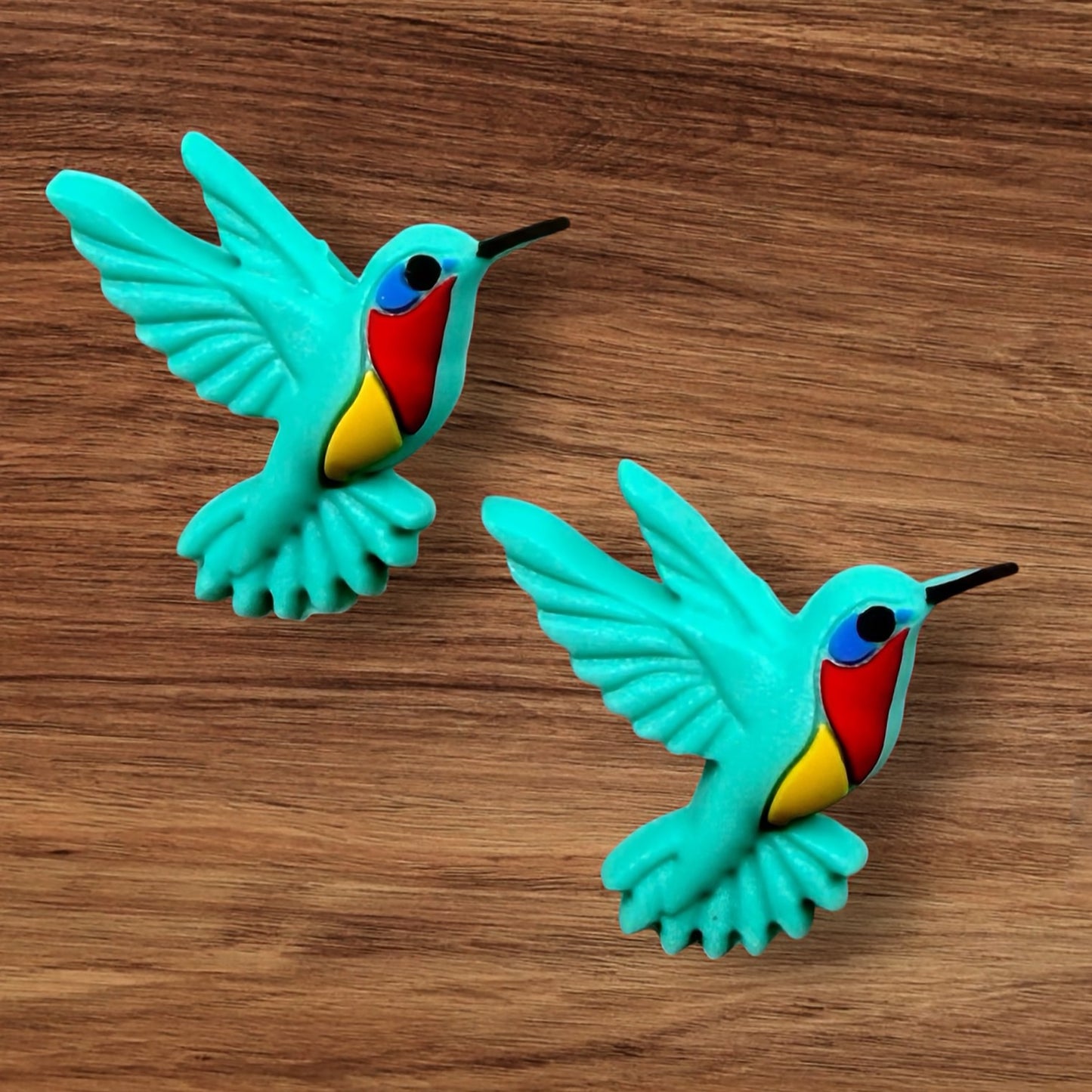 3-D Hummingbird Focal (Turquoise)