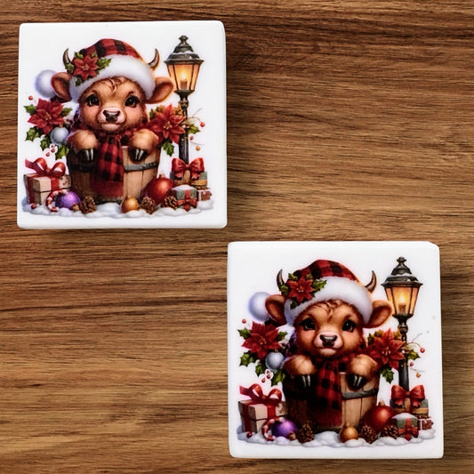 Christmas Cow Focal (Custom)