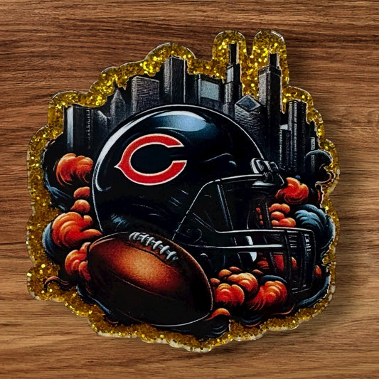 Football Acrylic Flatback