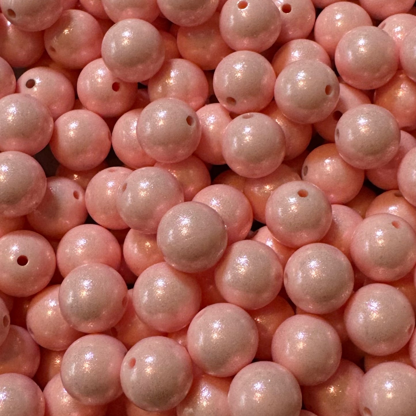 15mm Rose Quartz Chameleon Silicone Bead