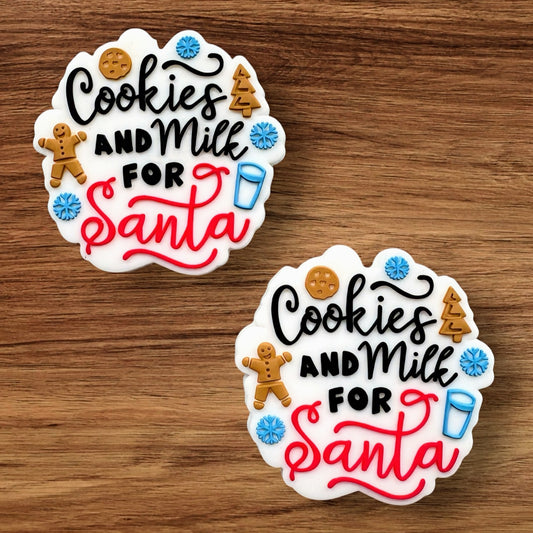 Cookies And Milk For Santa Focal