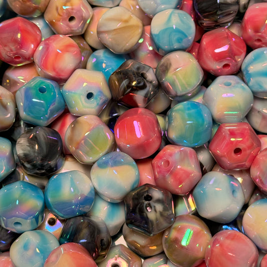 Marble Acrylic Beads