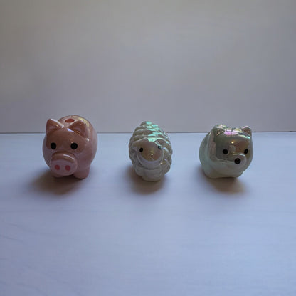 Acrylic Farm Animal Beads