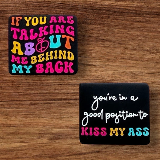 If Your Talking About Me Behind My Back Focal (Black)