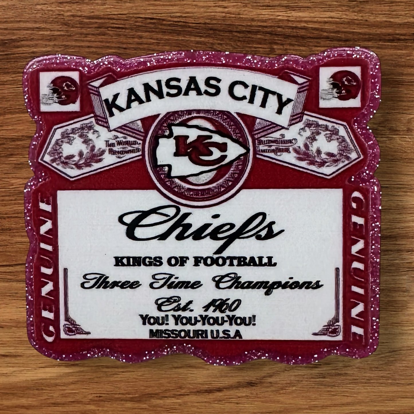 Football Acrylic Flatback