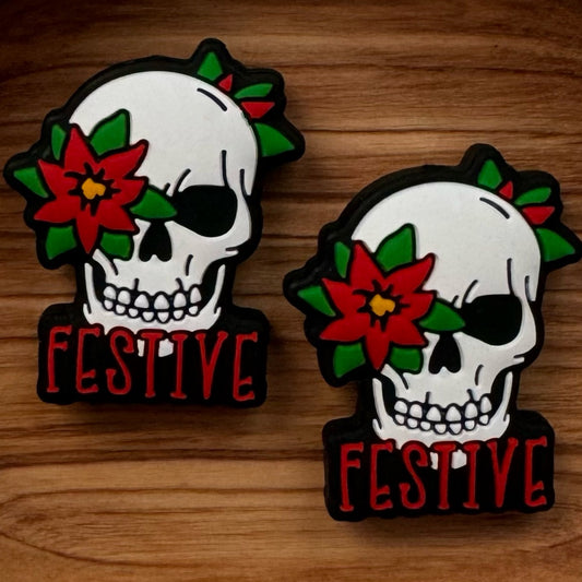 Festive Skull Focal