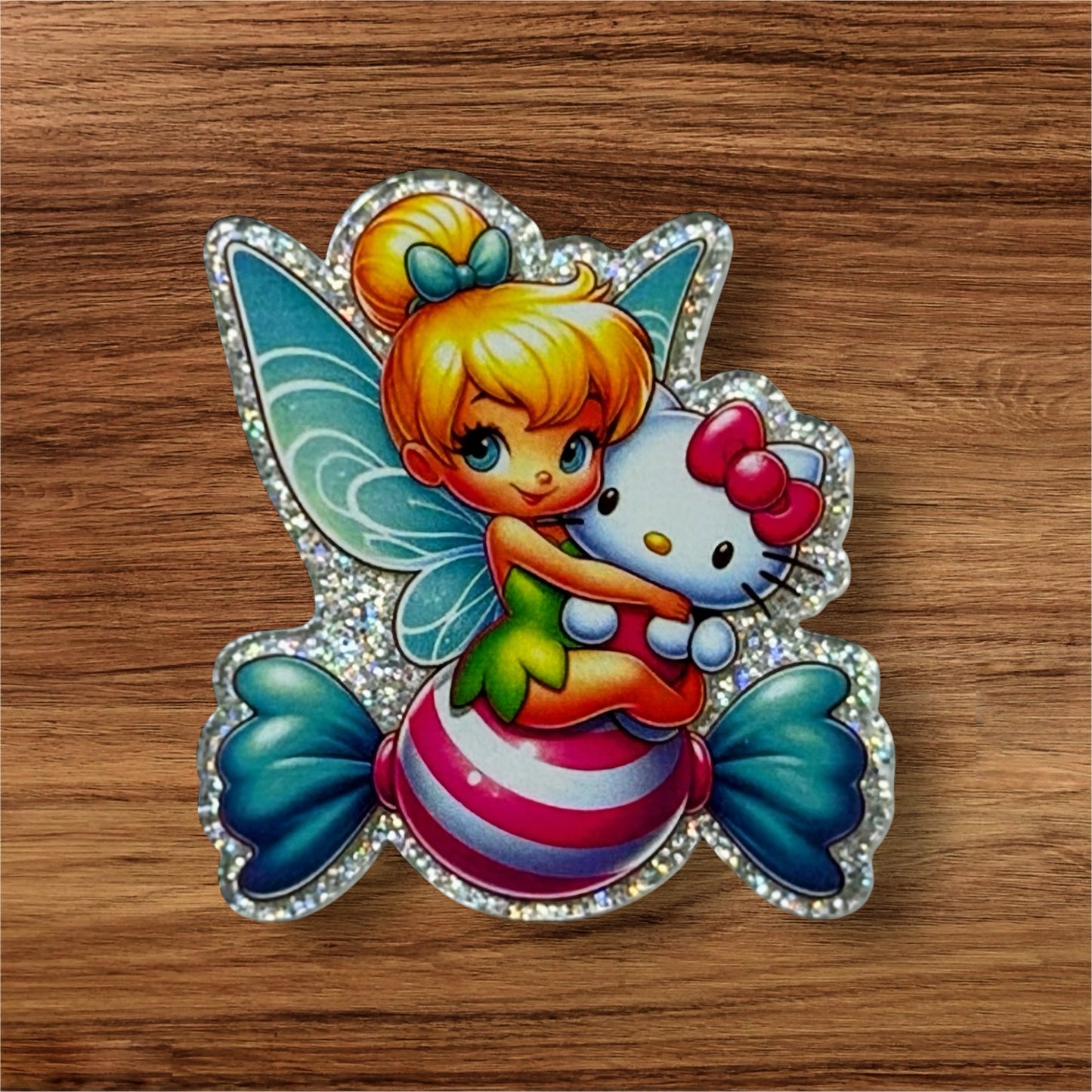 Fairy & Kitty Acrylic Flatback