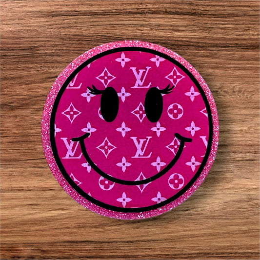 Designer Happy Face Acrylic Flatback