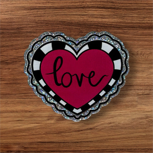 Heart Acrylic Flatback