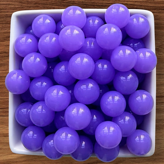 16mm Purple Jelly Acrylic Bead