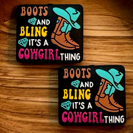 Boots And Bling It’s A Cowgirl Thing Focal