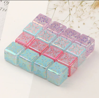 Square Acrylic Beads