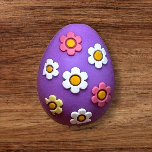 3-D Easter Egg Focal (Purple)