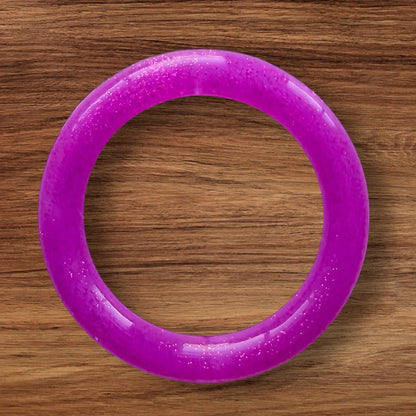 65MM Jelly Glitter Silicone Ring