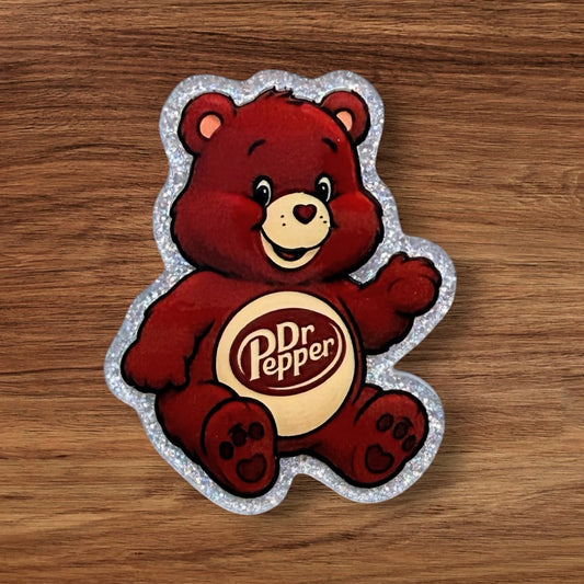 Dr P Bear Acrylic Flatback