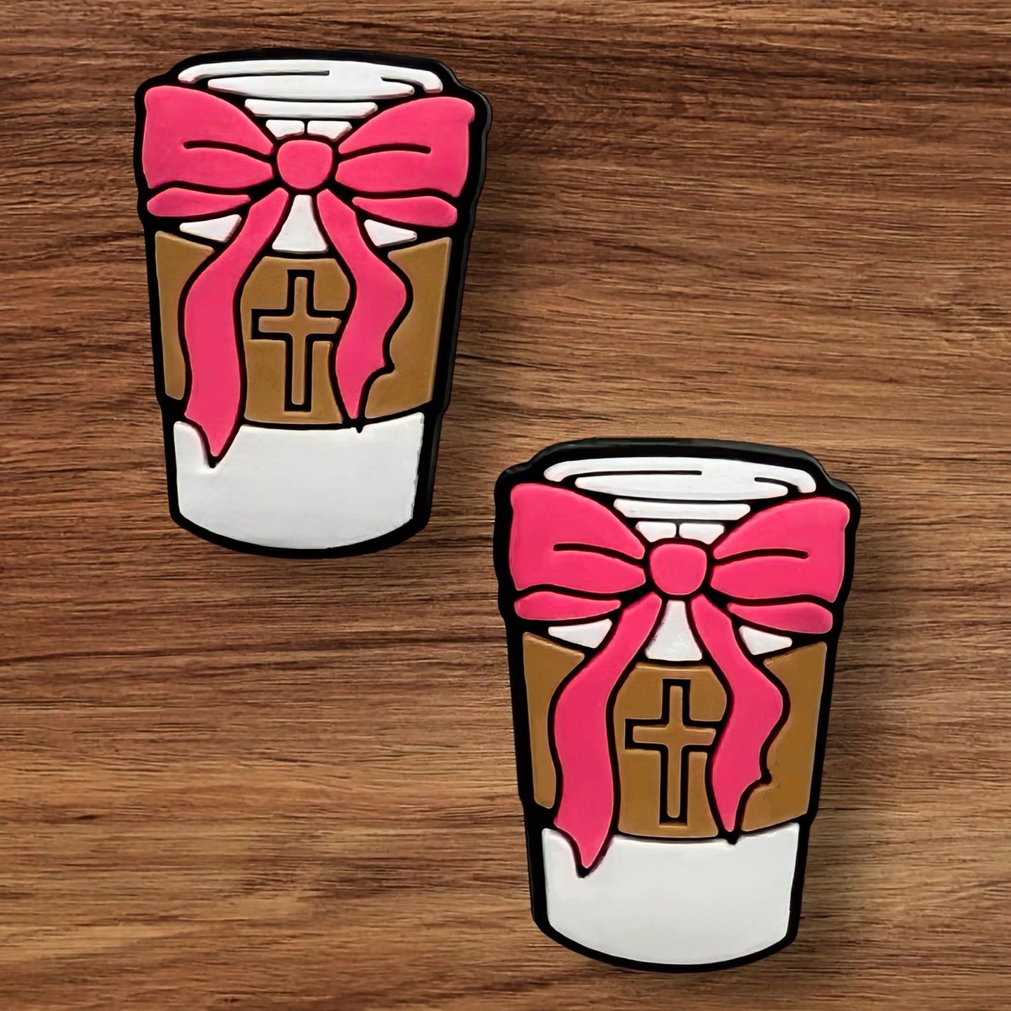 Cup With Cross & Bow Focal