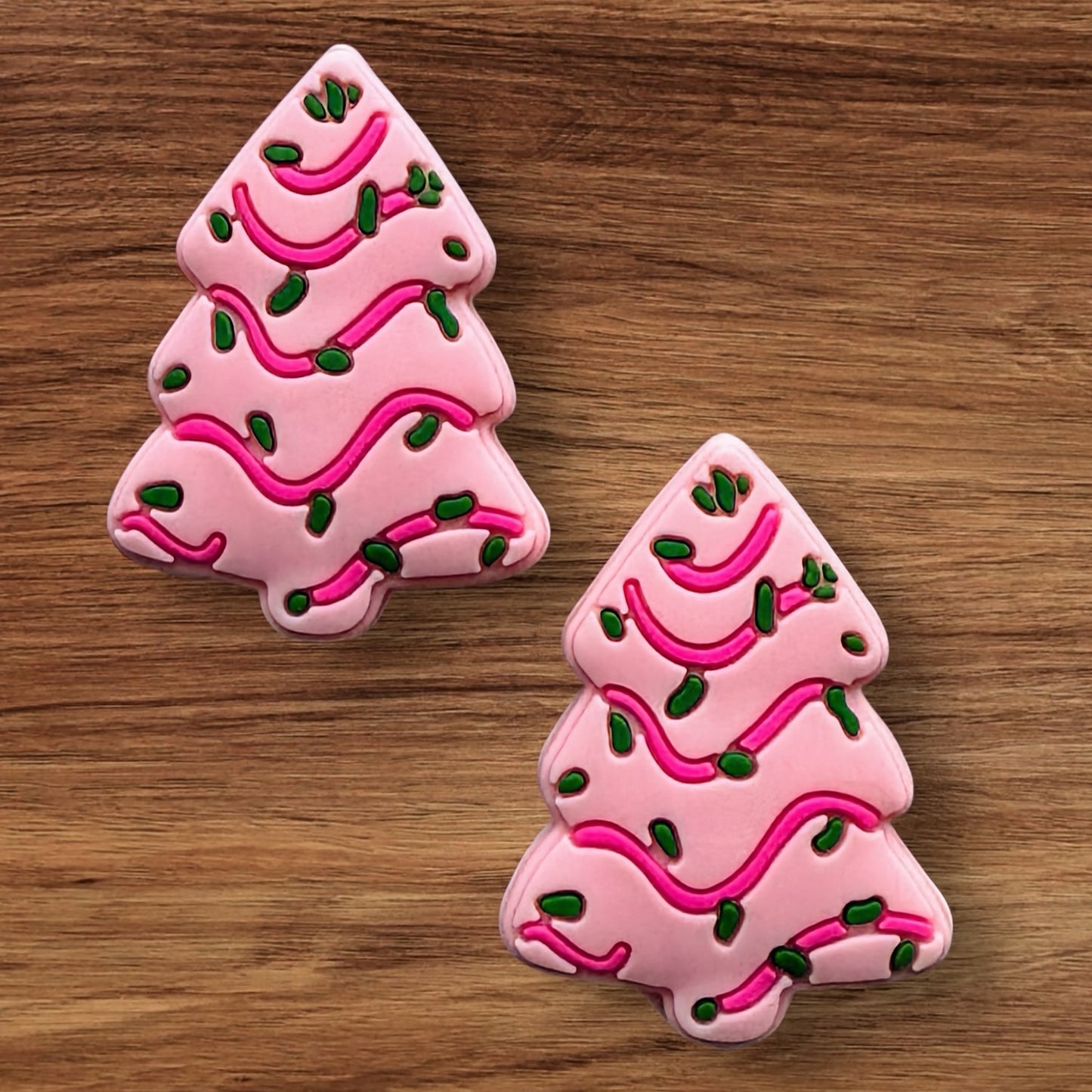 Pink Christmas Tree Cake Focal