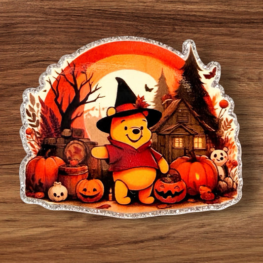 Scary Bear Acrylic Flatback