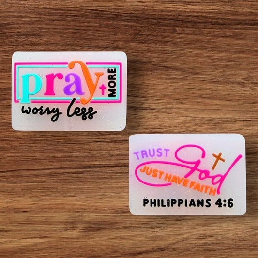 Pray More Worry Less Focal