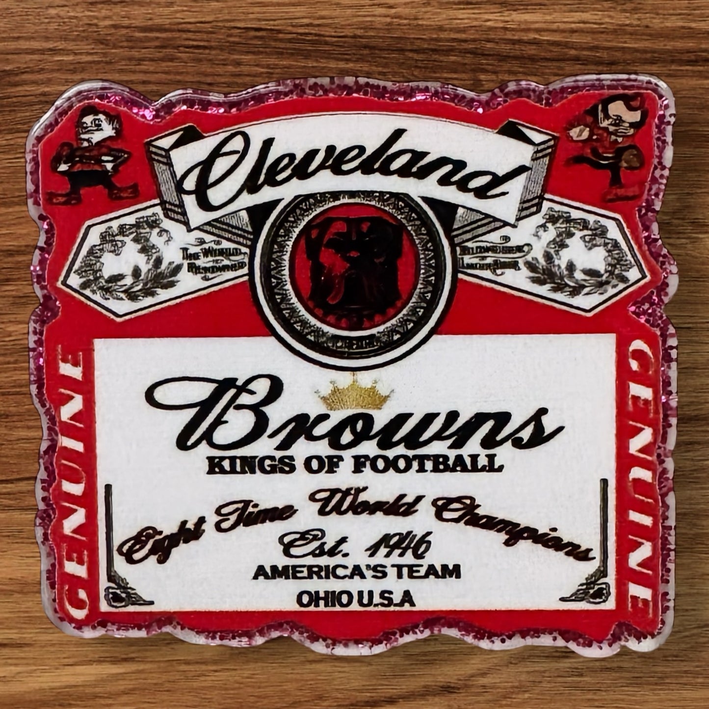 Football Acrylic Flatback