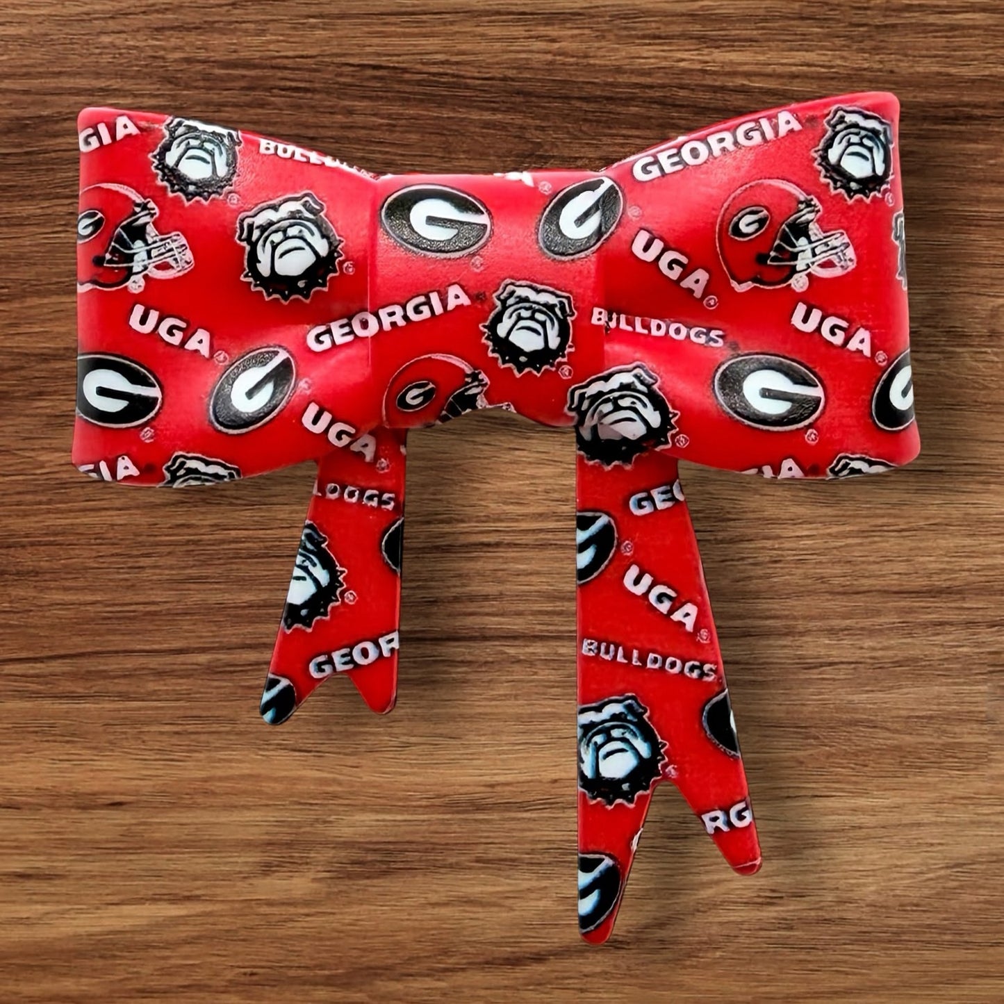 Georgia Football Bow