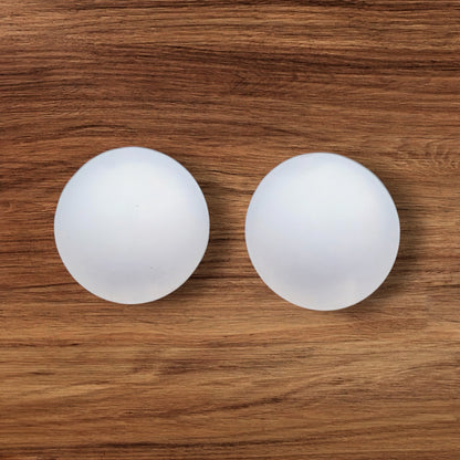 15mm Frosted Silicone Bead