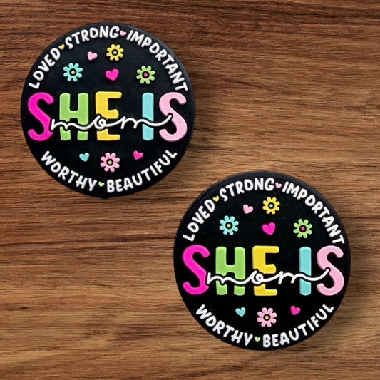 She Is Mom Focal (Black)