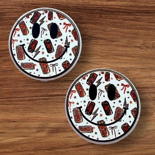 Soda & Bows Happy Face Focal (Custom)