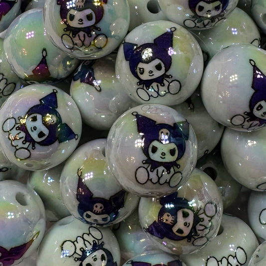 16mm Anime Acrylic Bead