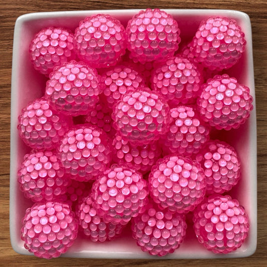 20mm Reflective Rhinestone Bead