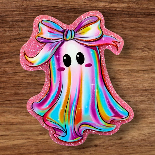 Iridescent Ghost Acrylic Flatback