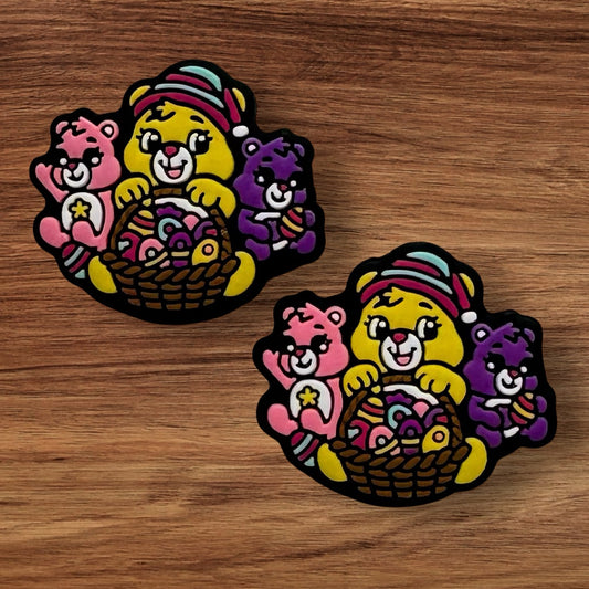 Bears With Easter Basket Focal (Custom)