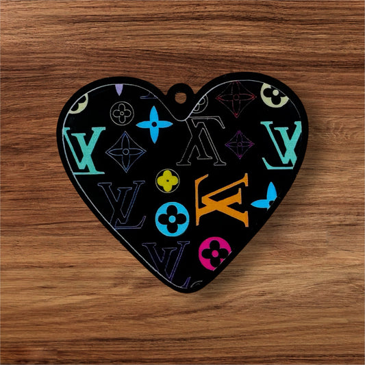 Acrylic Heart Charm